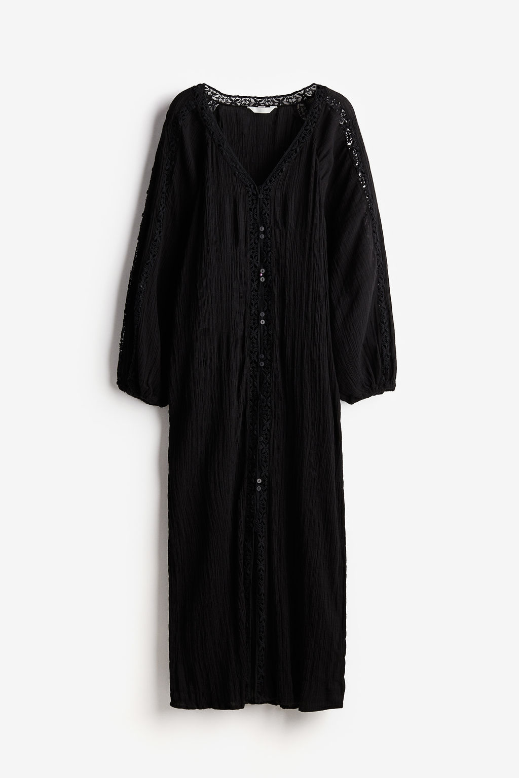 Vestido con inserciones de encaje - H&m фото 9