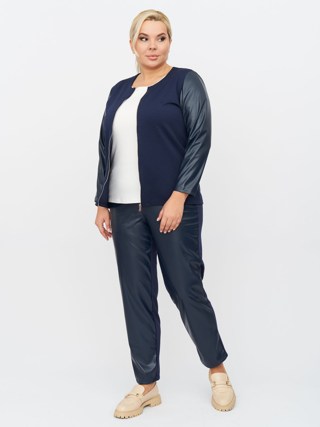 Брюки из экокожи BB00534DBL05