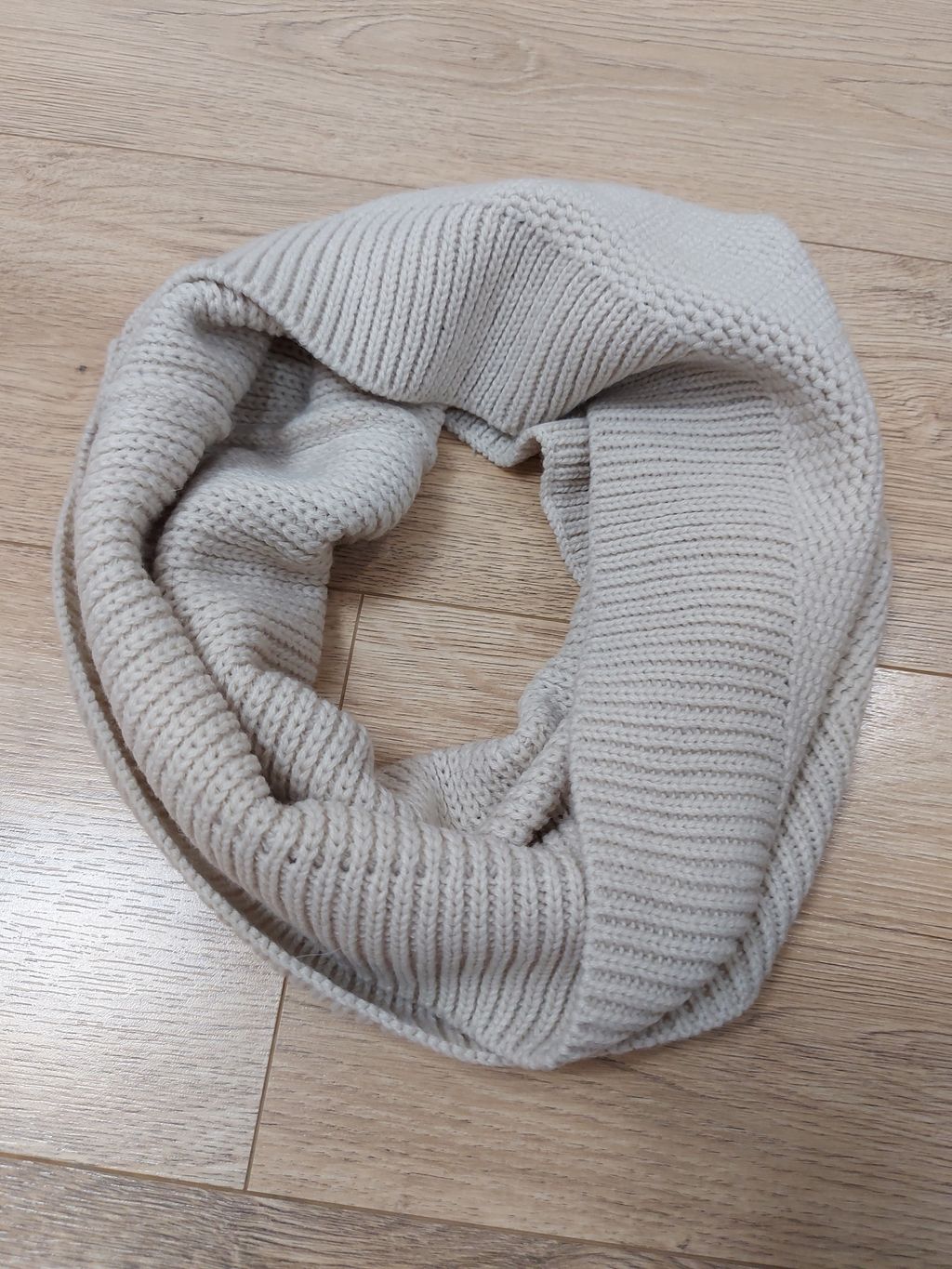 TS-AC-1221-IVORY ЖЕНСКИЙ ШАРФ ТРИКОТАЖНЫЙ