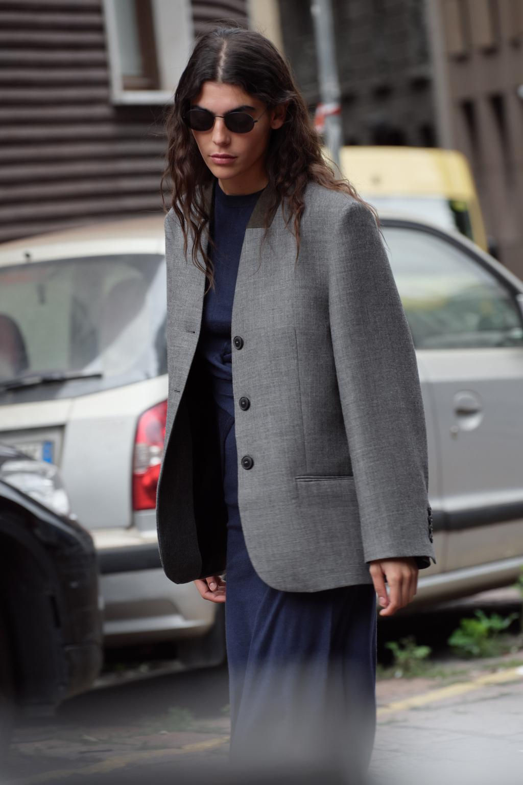 ZW COLLECTION 100% WOOL BLAZER - Zara фото 3