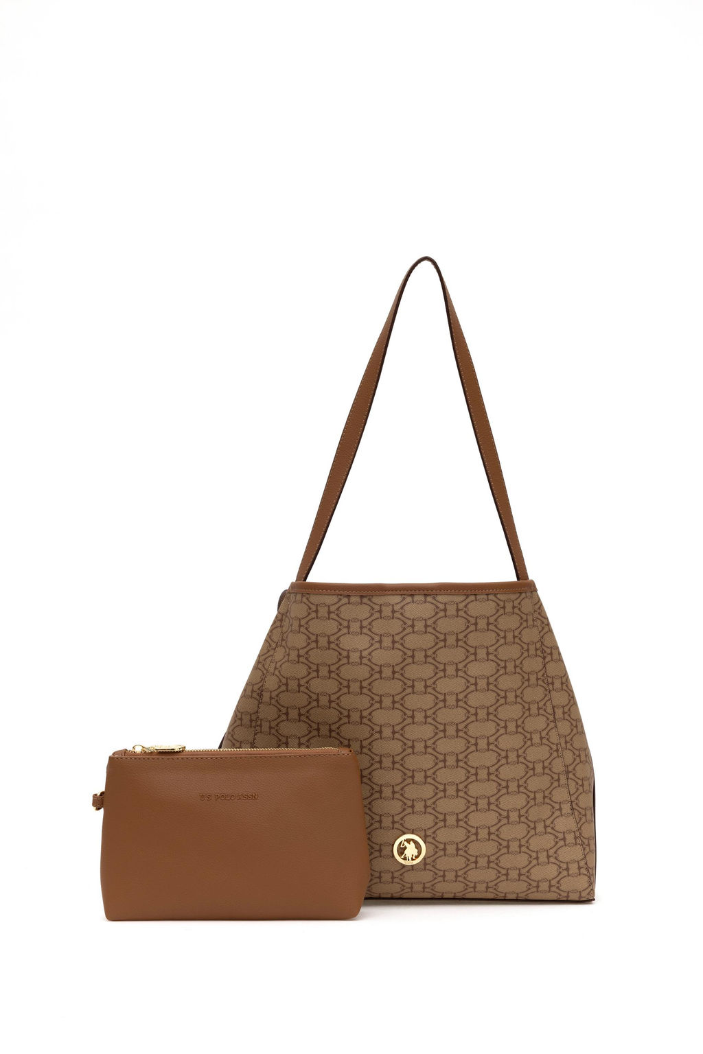 Женская темно-бежевая сумка - U.s. polo assn фото 4