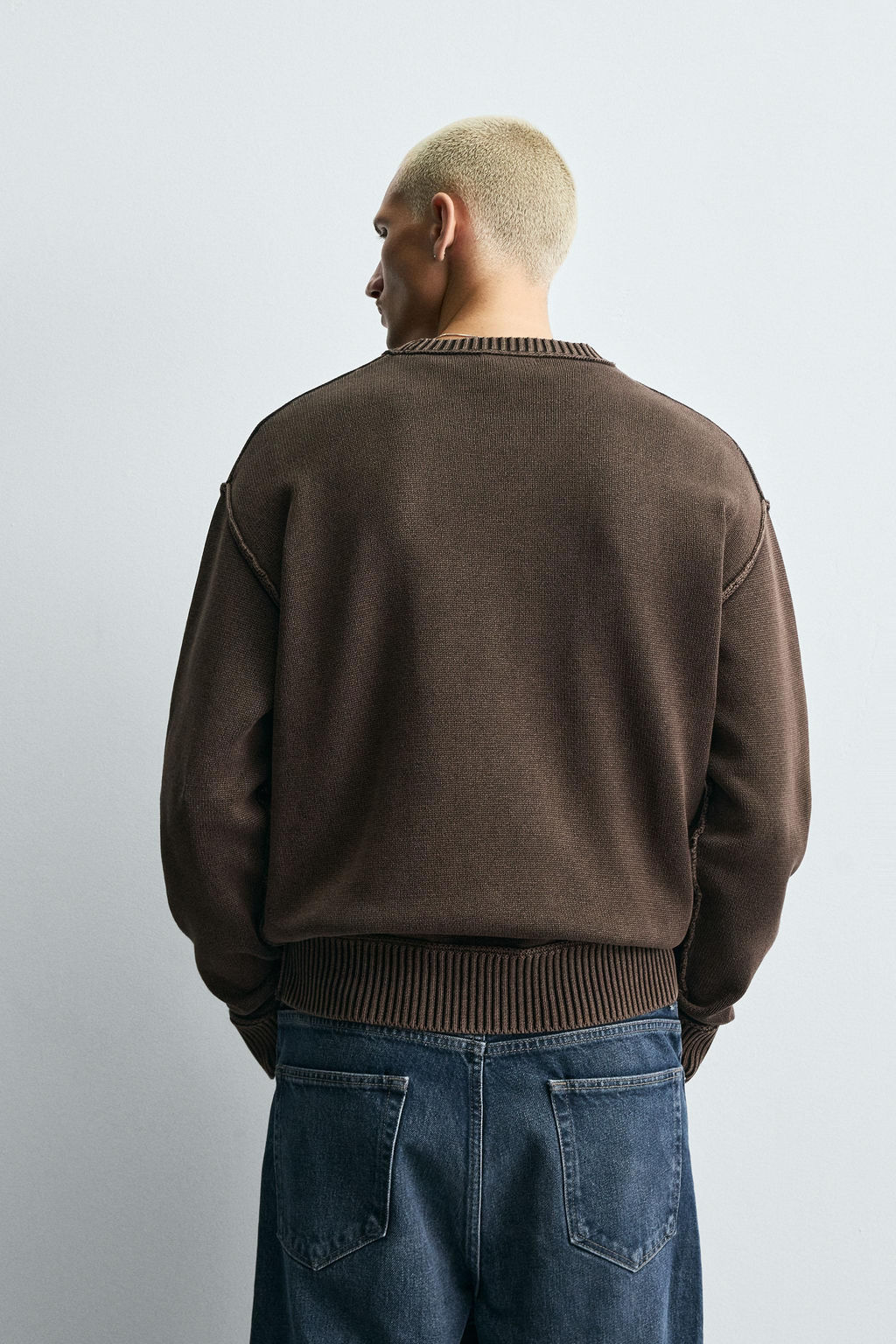 WASHED PRINT SWEATER - Zara фото 3