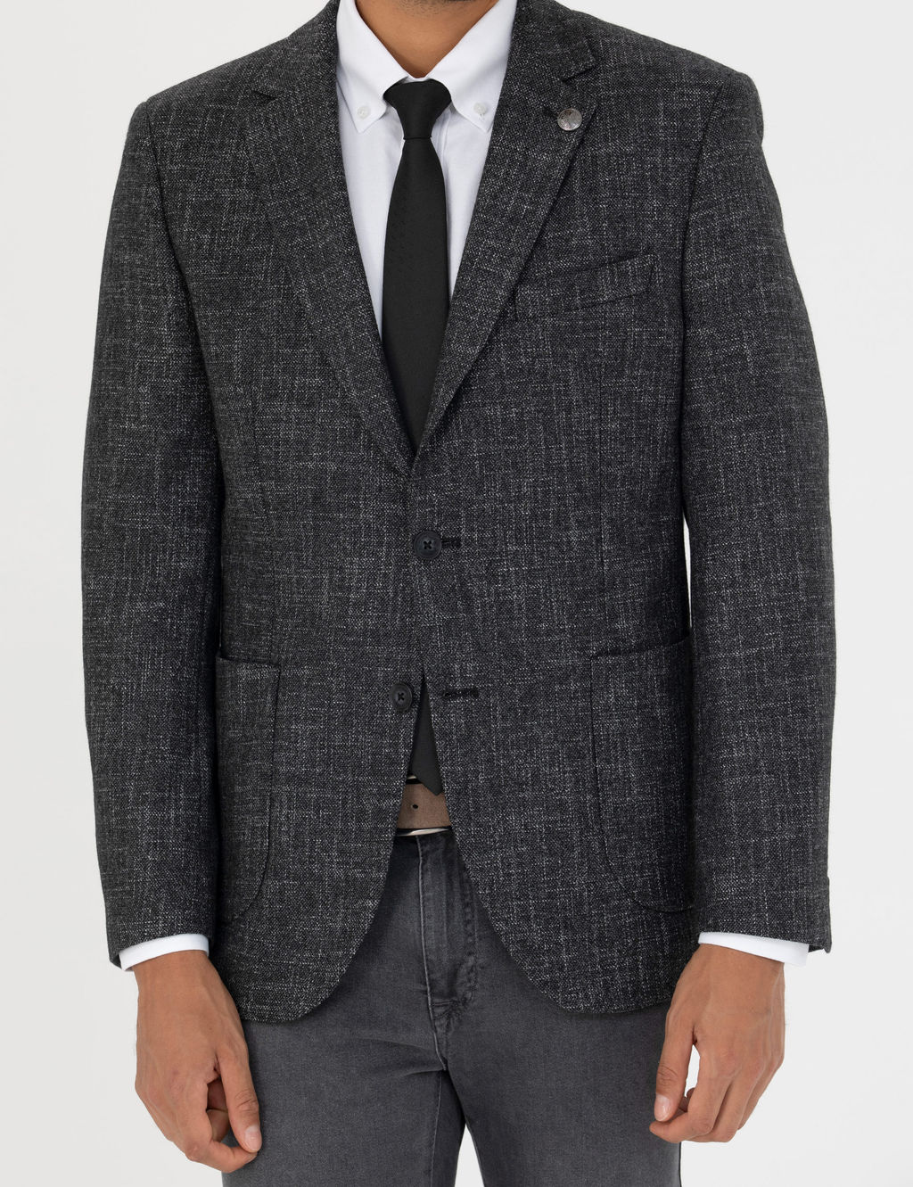 F_me Ekstra Slim Fit Y_n Kar___ml_ Blazer Ceket