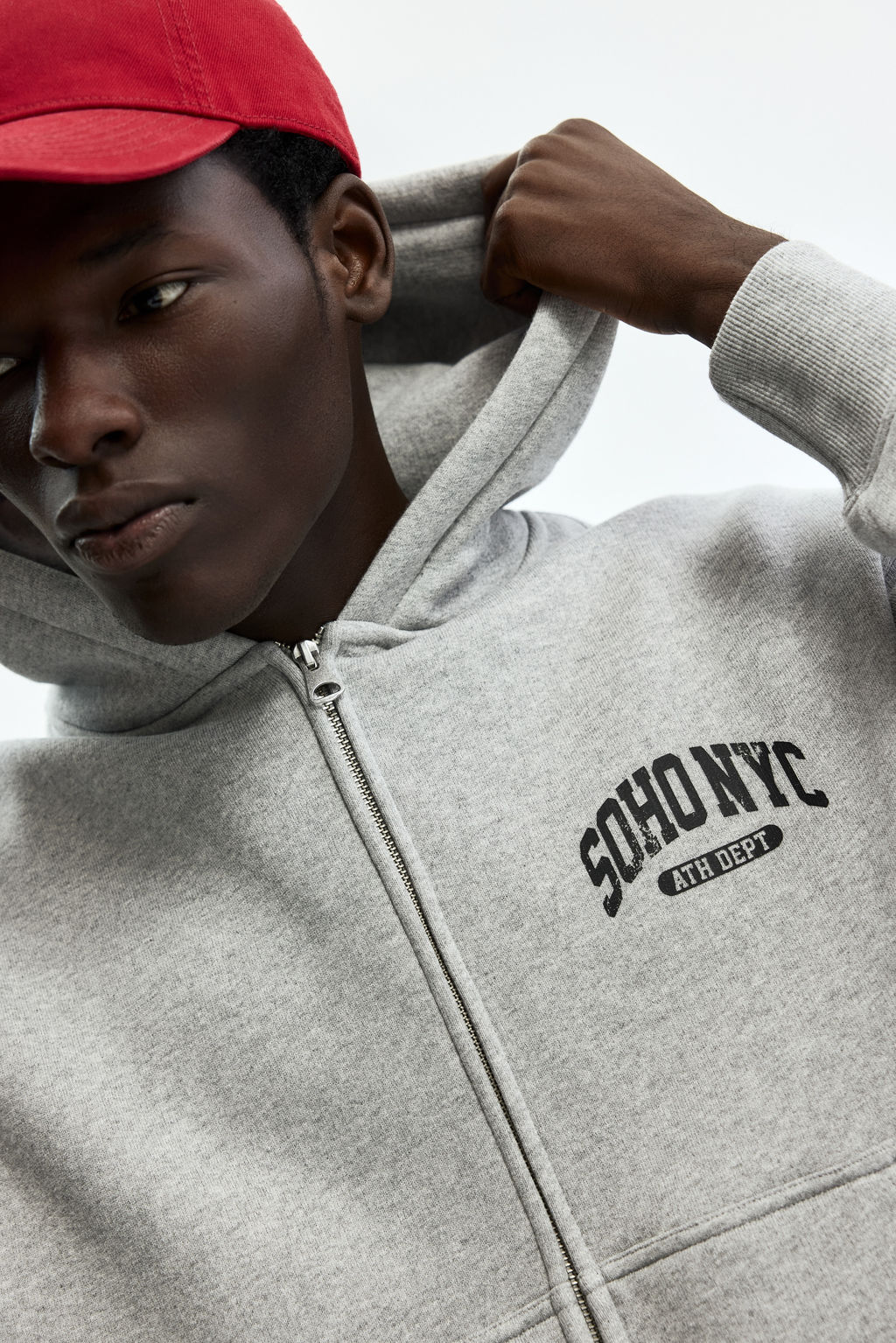 Chaqueta sudadera con estampado Oversized Fit - H&m фото 8