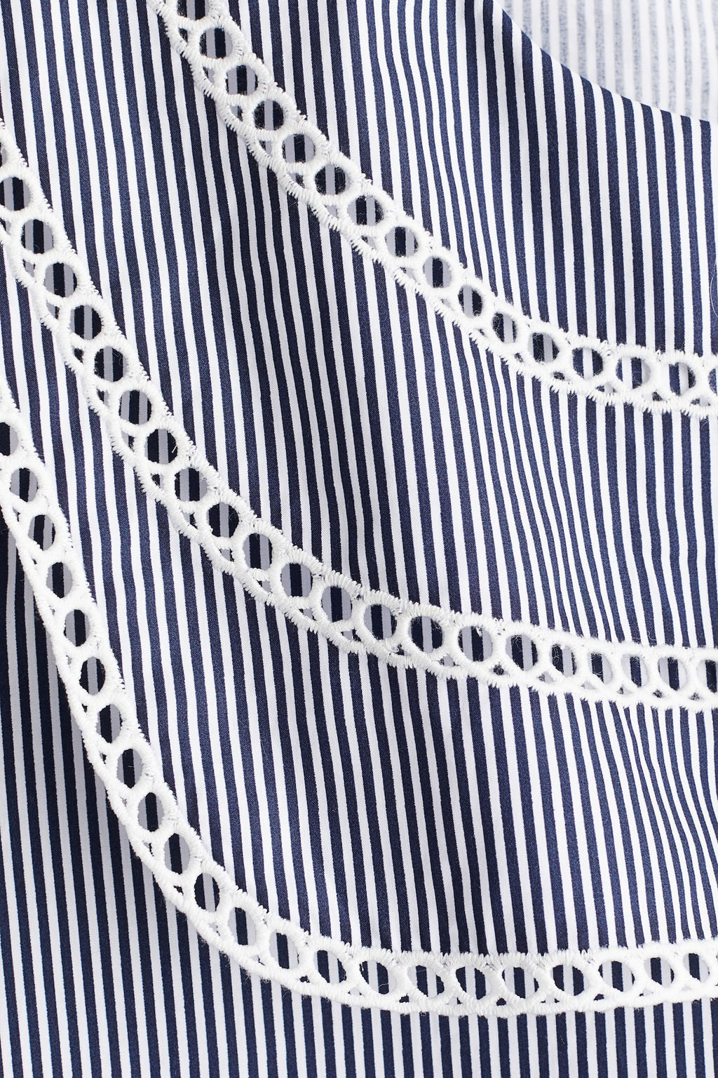 Blusa de algodon con ribetes de encaje - H&m фото 7