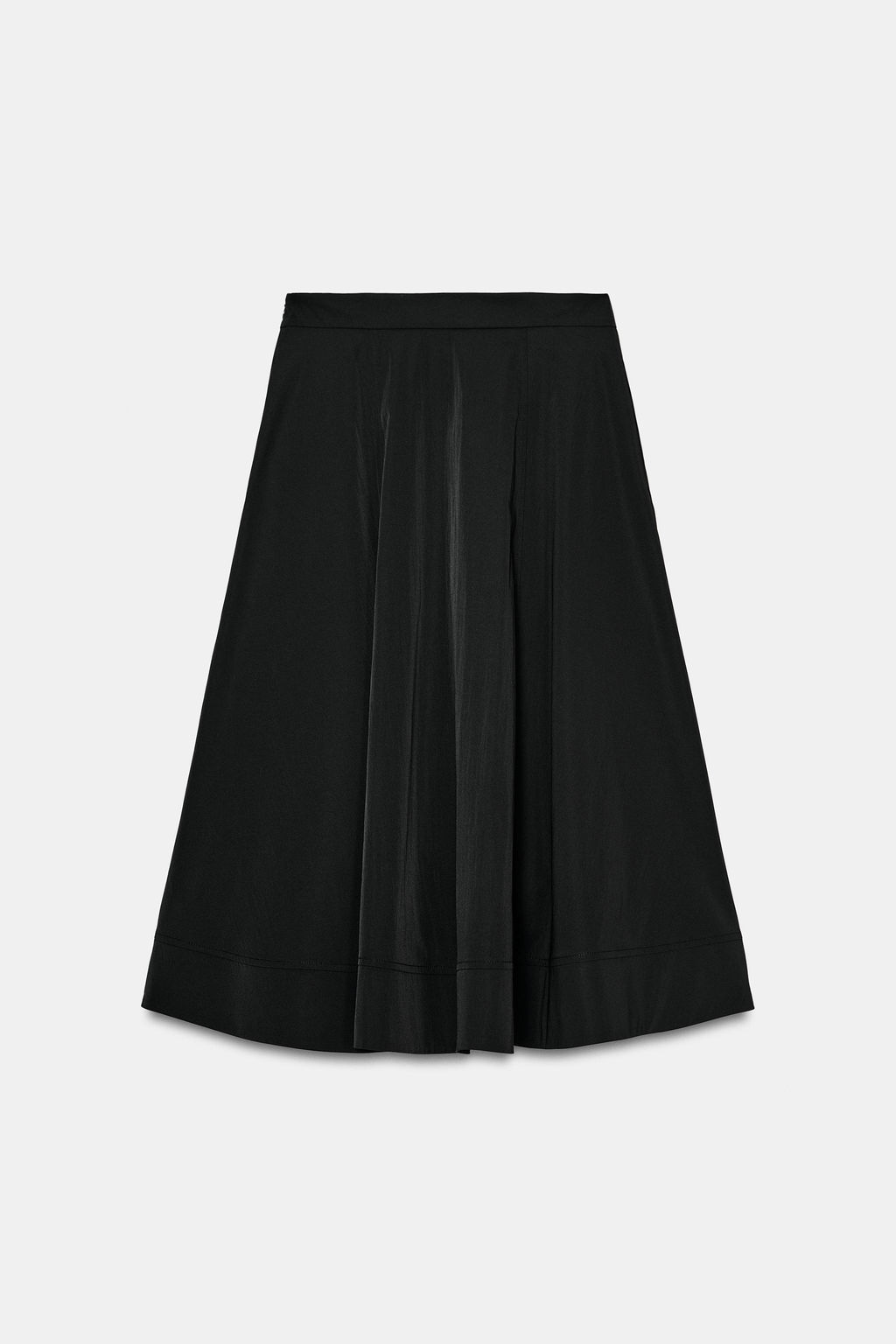 FALDA MIDI CAPA ZW COLLECTION / Negro - Zara фото 7