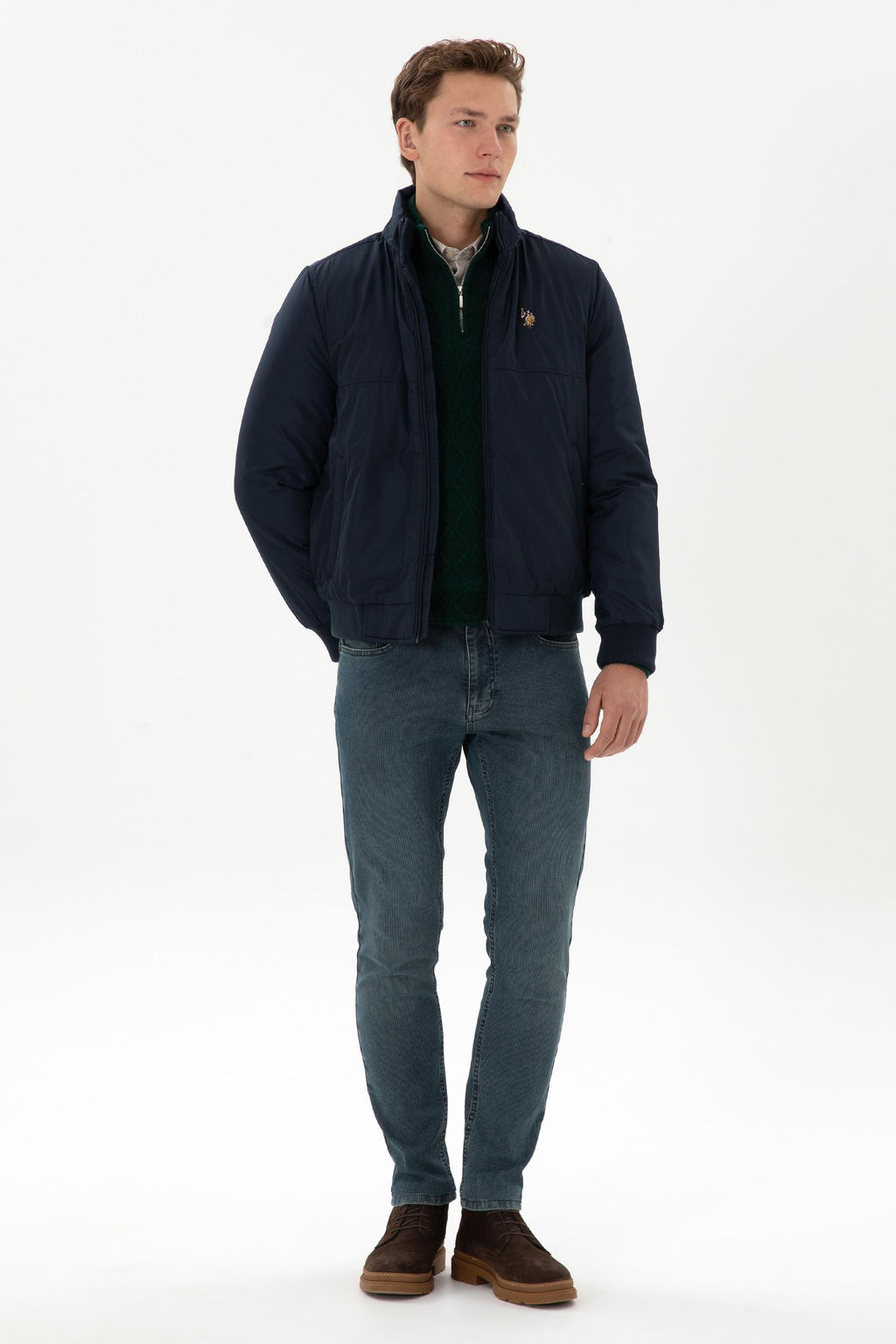 Erkek Lacivert Mont - U.s. polo assn фото 4