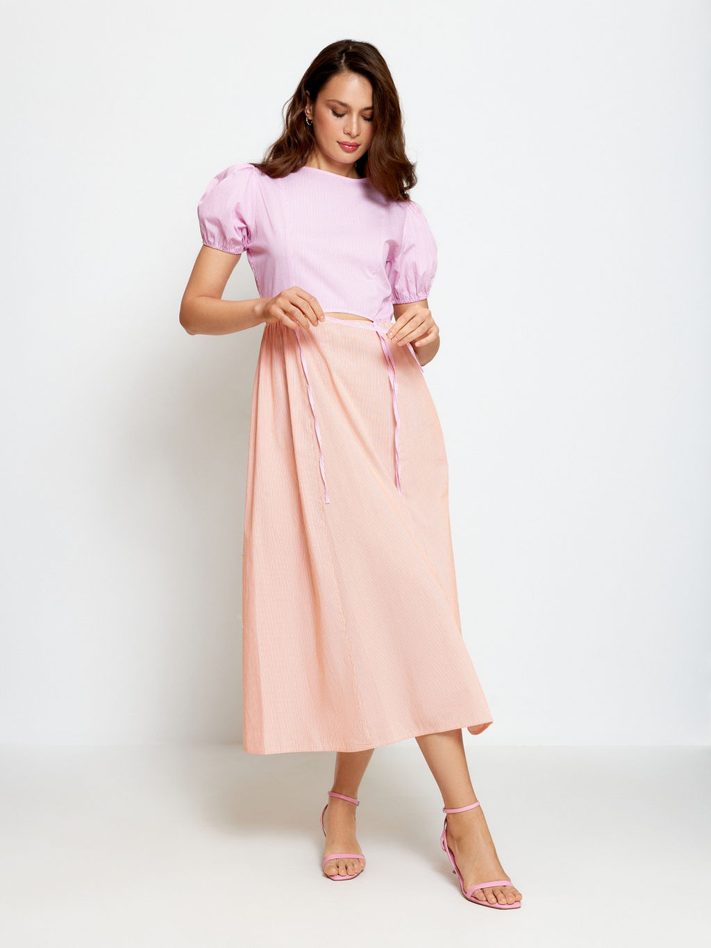 Платье жен. Michaela голубая полоска - Concept club фото 7