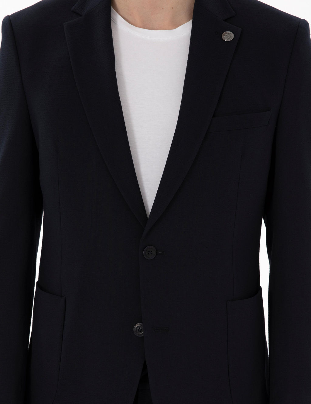 Lacivert Ex. Slim Fit Tak_m Elbise