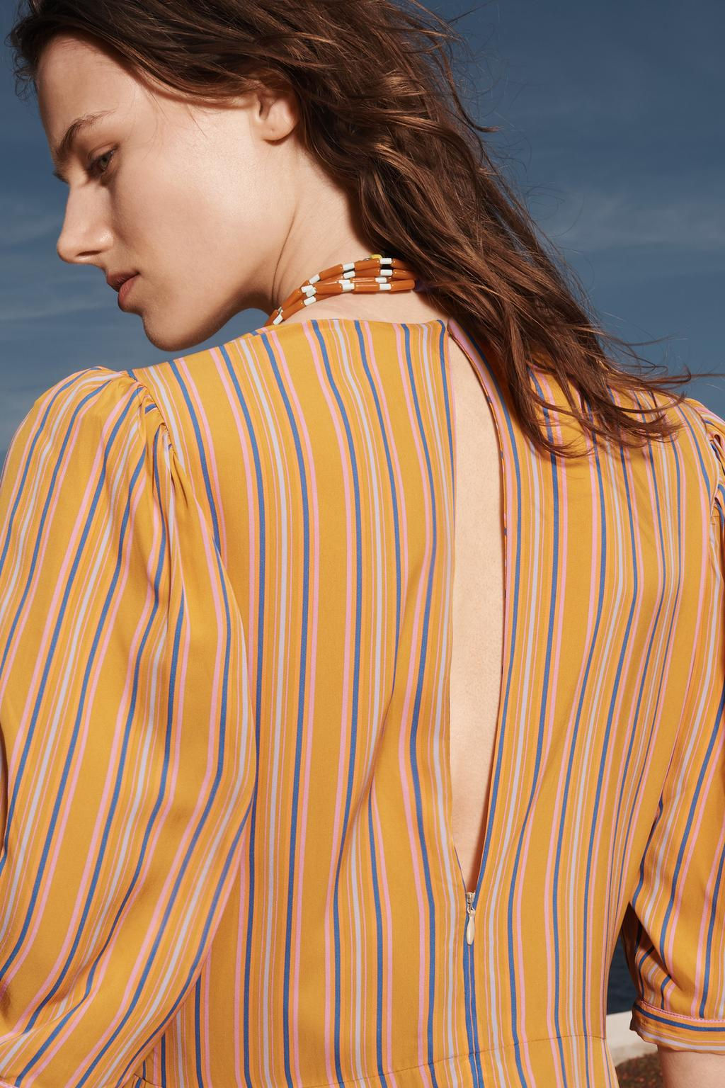 LIMITED EDITION STRIPED MIDI DRESS - Zara фото 5