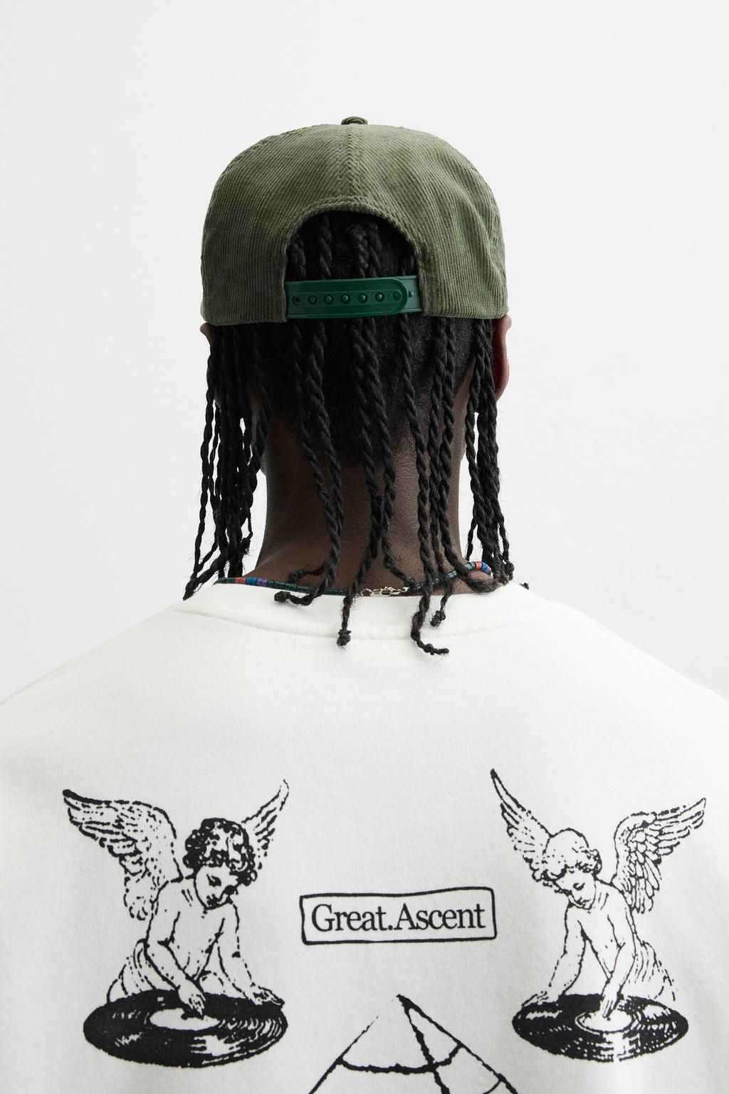 CORDUROY DRAG RACING PATCH CAP - Zara фото 3