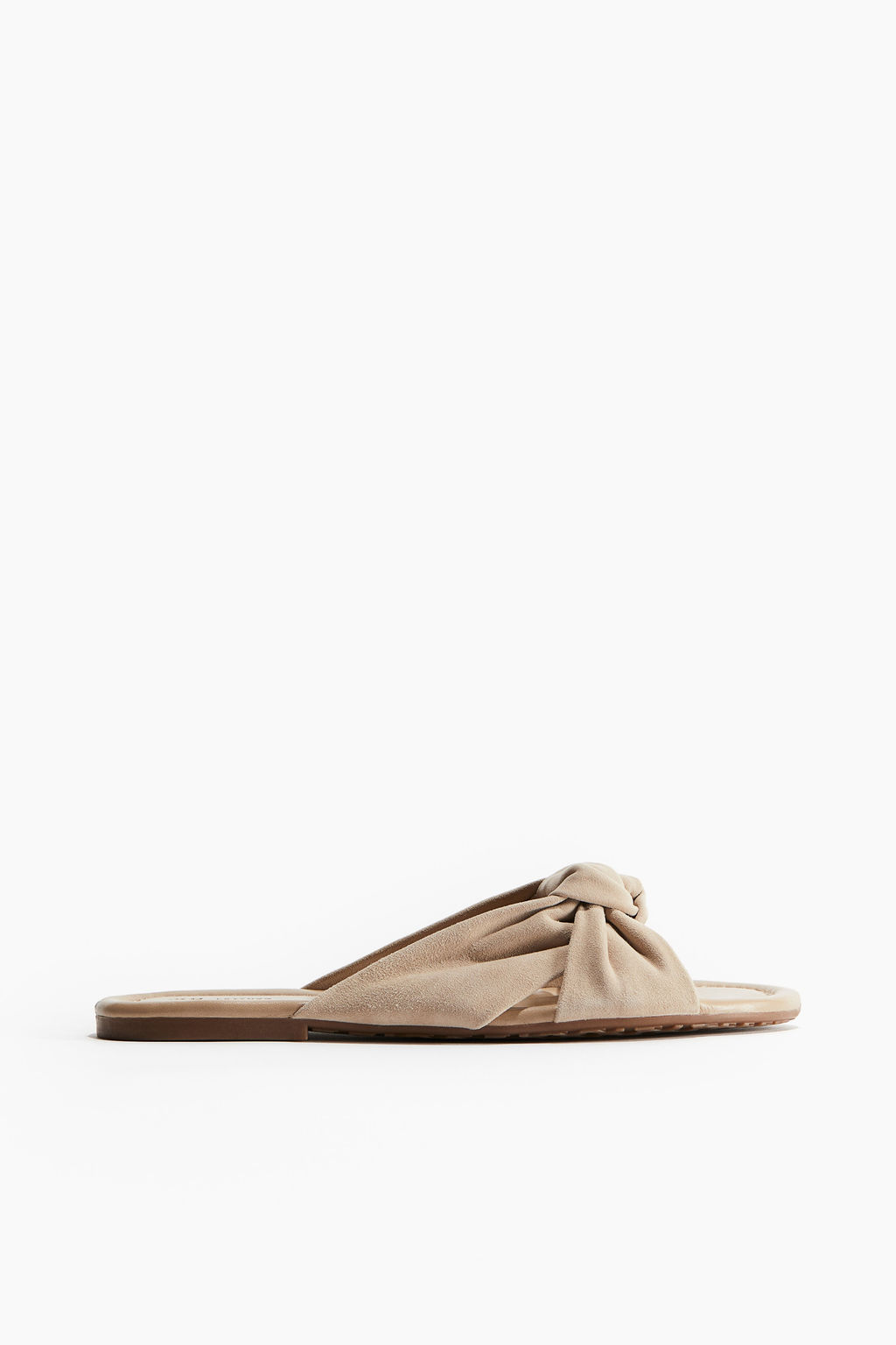 Sandalias de piel con nudo decorativo - H&m фото 9