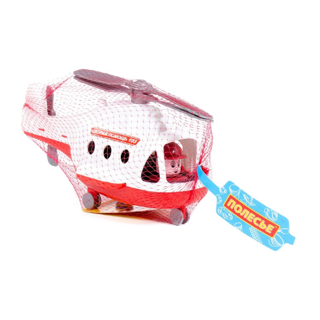 Вертолёт - скорая помощь Альфа (в сеточке) - Полесье фото 6