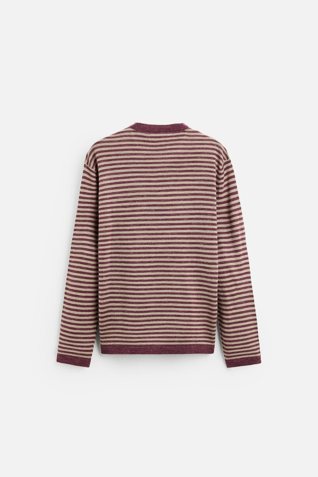 STRIPED JACQUARD SWEATER - Zara фото 6