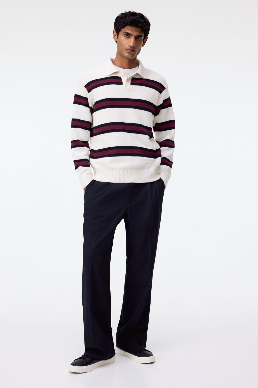 Polo de punto Loose Fit - H&m фото 2