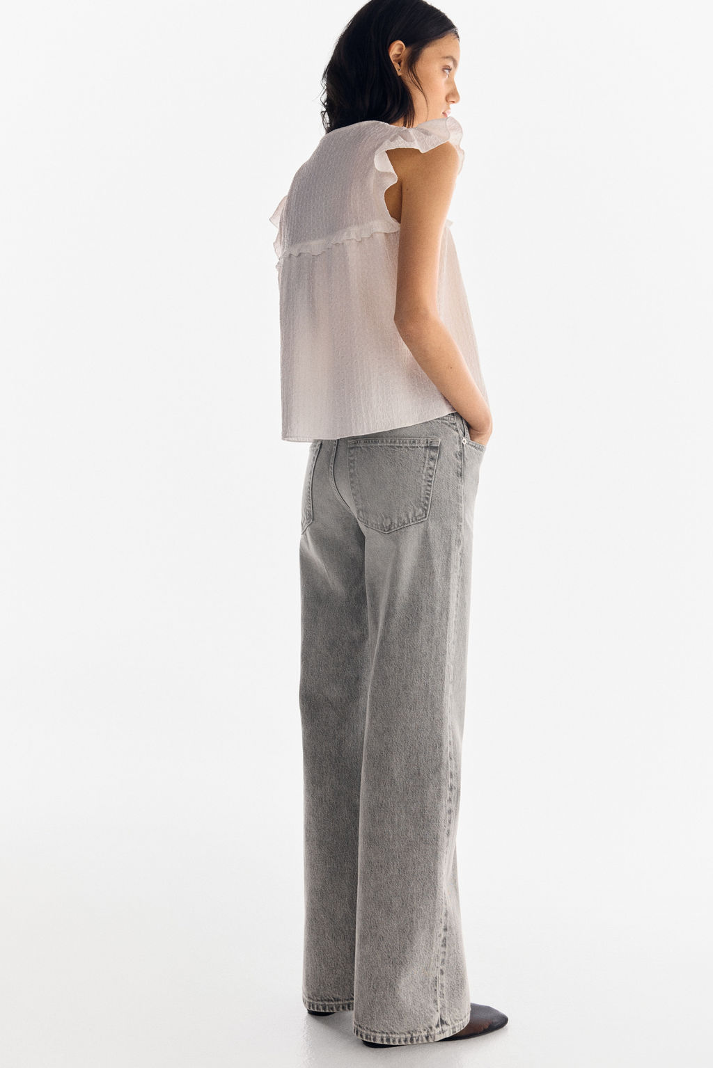 Wide High Jeans - H&m фото 24
