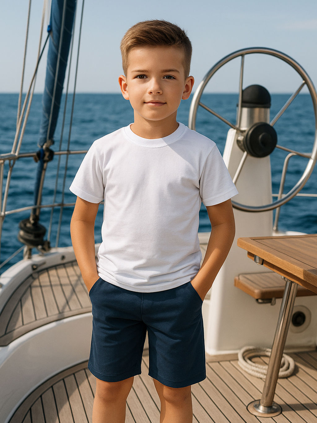 Шорты детские индиго 462 (134)