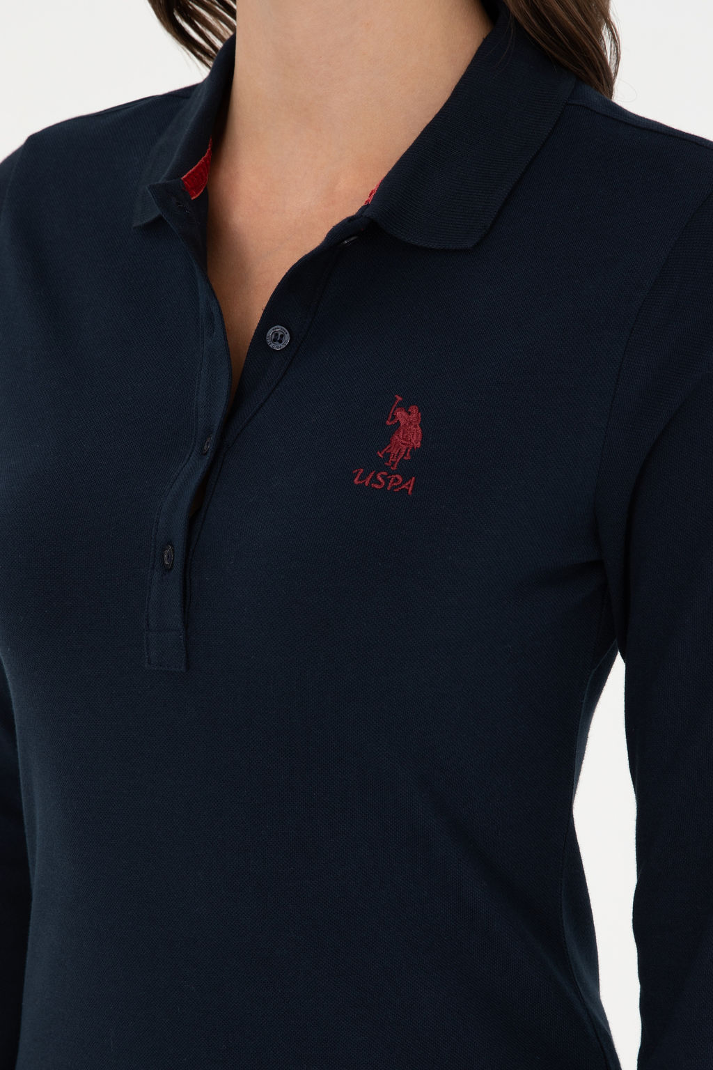Женский темно-синий базовый свитшот Неожиданная скидка в корзине - U.s. polo assn фото 12