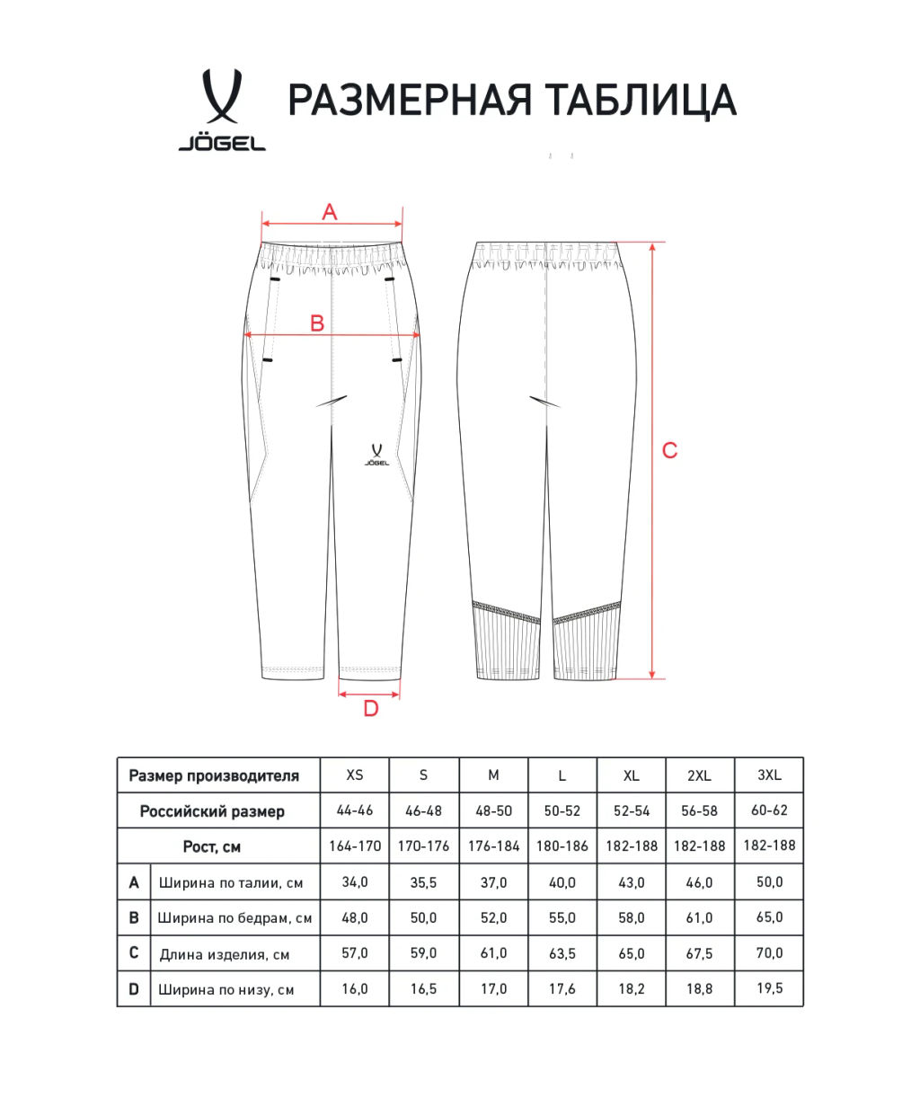 Брюки тренировочные с карманами JOGEL PREMIER PerFormDRY 3/4 Training Pants, черный  фото 9
