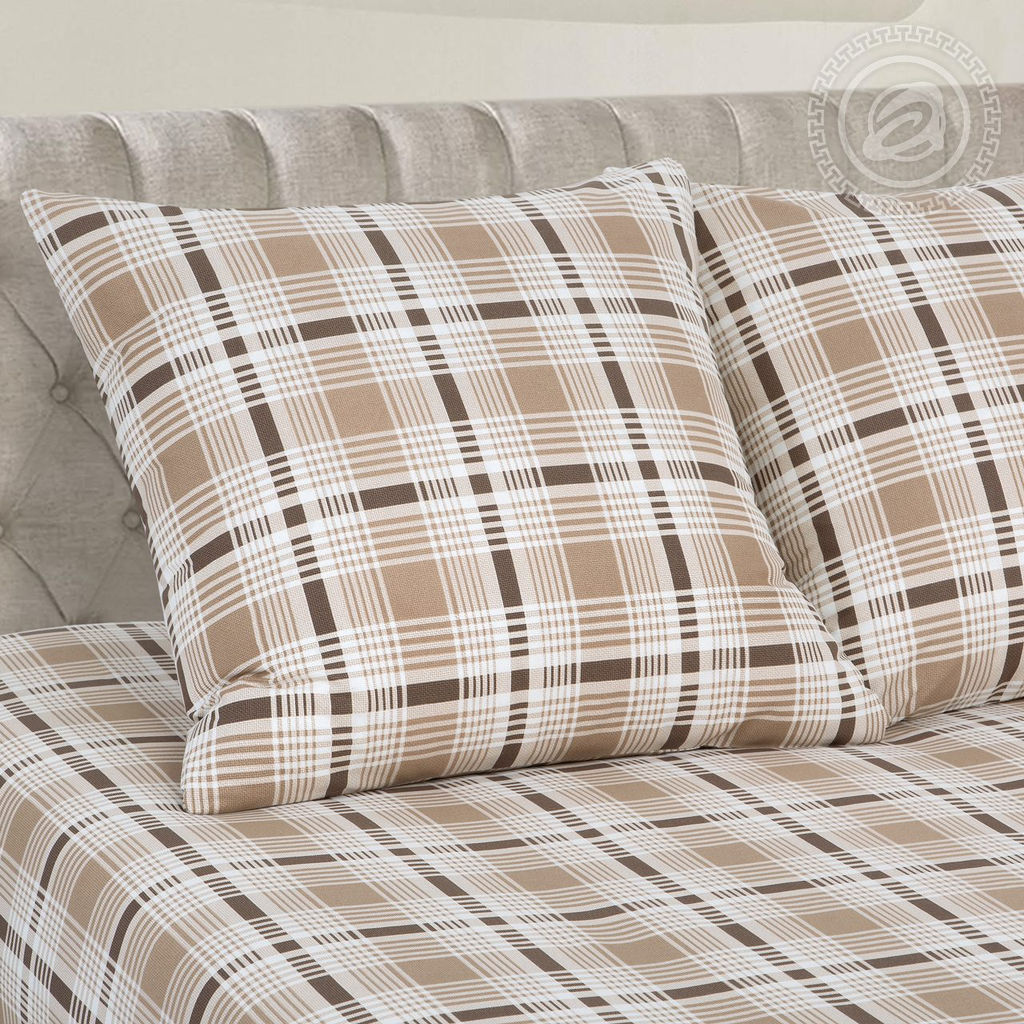 Постельное белье Ода (поплин DE LUXE) 2 сп. с Евро/Пододеяльник: 1 шт. - 215*175; Простыня: 1 шт. - 215*240; Наволочка: 2 шт. - 70*70; DE LUXE - Артпостель фото 3