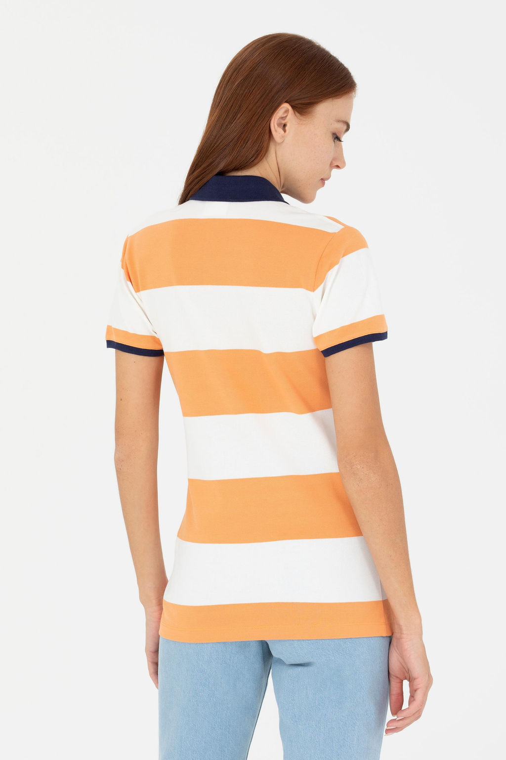 Женская оранжевая футболка - U.s. polo assn фото 19