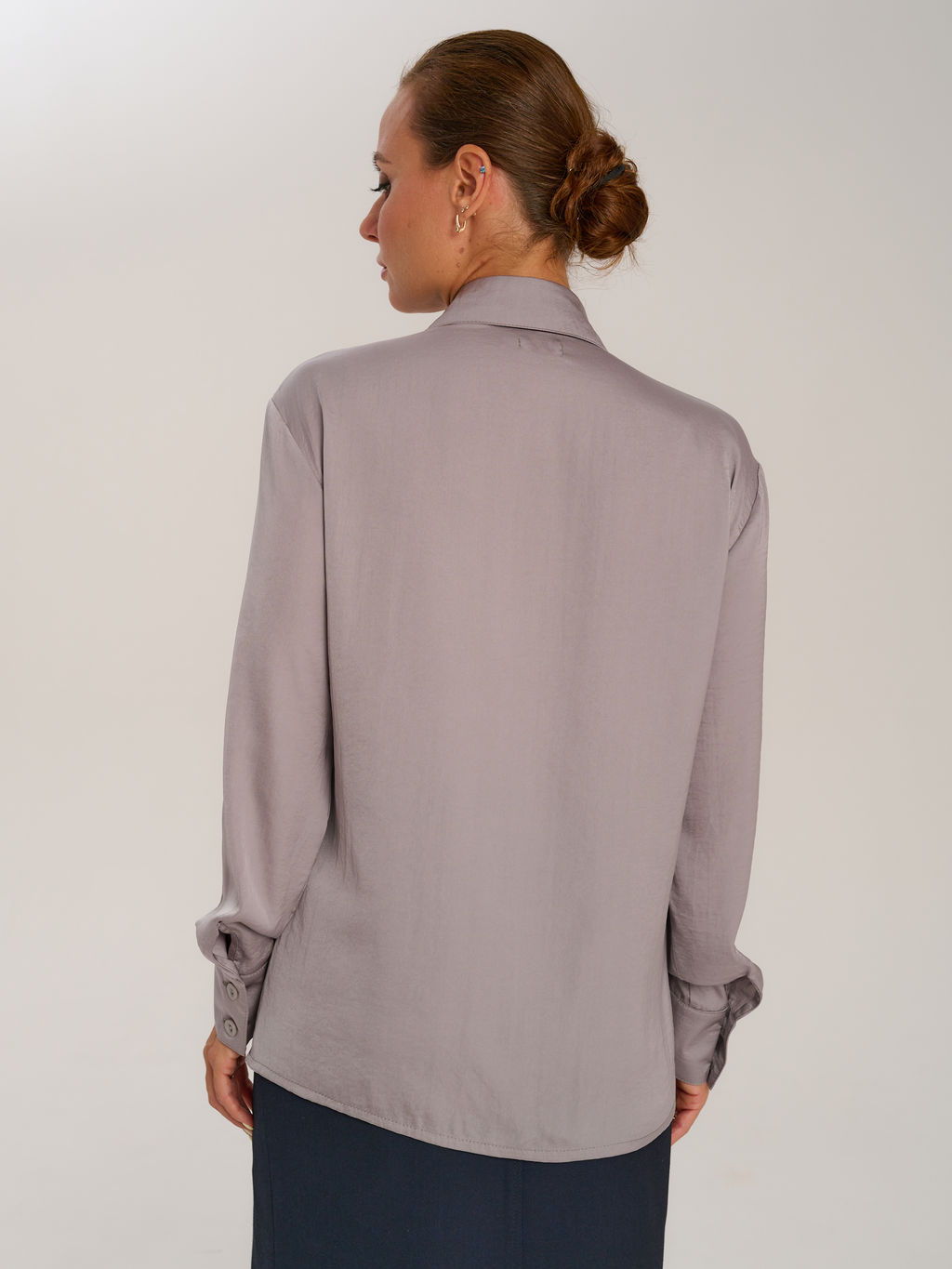 Рубашка свободного кроя