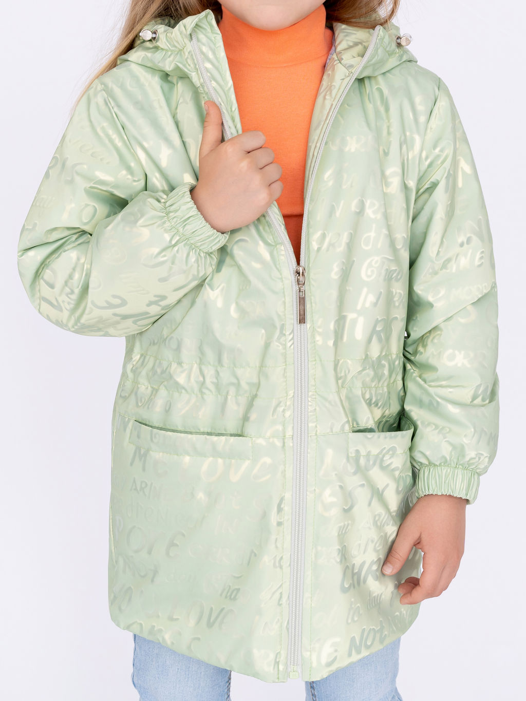 Куртка детская демисезонная салатовая