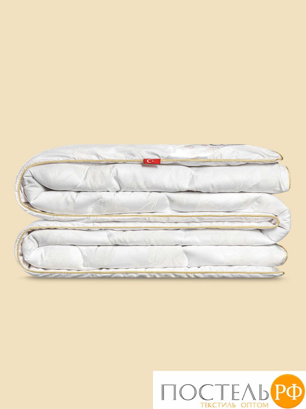 CASSIA ИРЕМ Одеяло 200х220, 1 пр., жаккард хл,виск.шелк/арт-шелк/микрогель Airsoft  фото 3