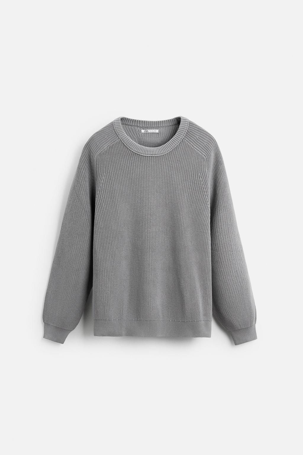 TEXTURED RELAXED FIT SWEATER - Zara фото 14