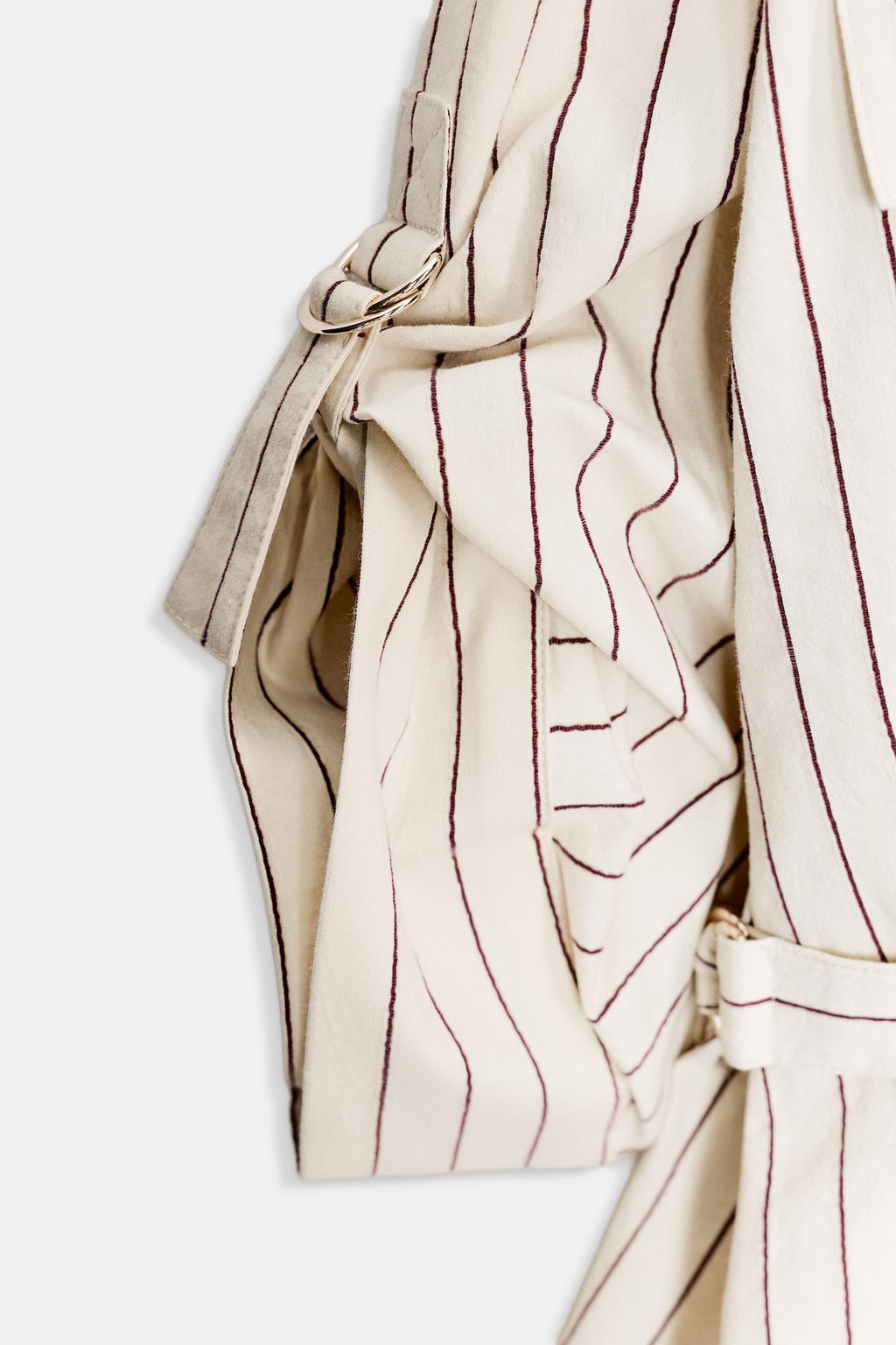 CAMISA SAFARI RAYAS / Crudo - Zara фото 7