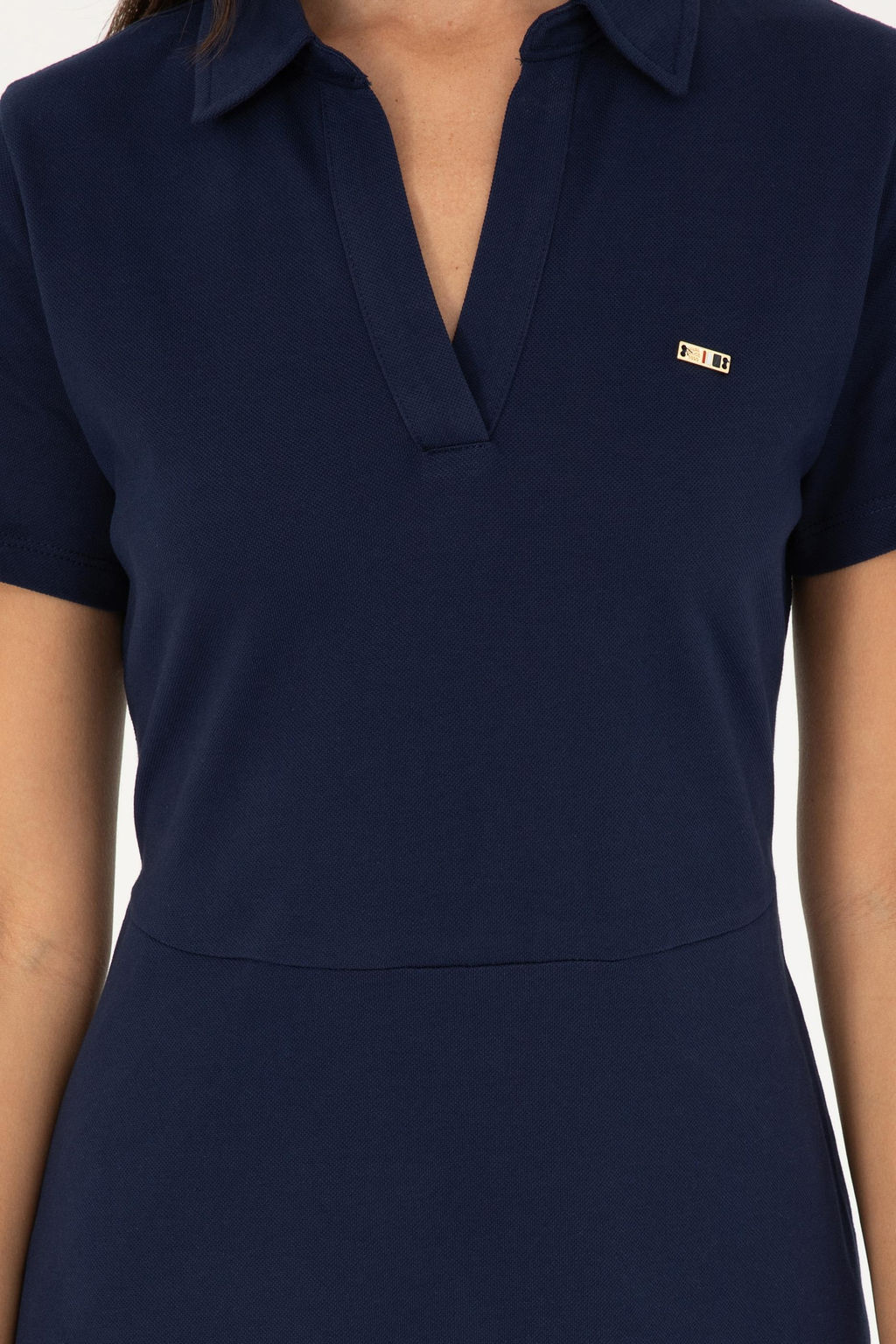 Женское темно-синее трикотажное платье Неожиданная скидка в корзине - U.s. polo assn фото 5