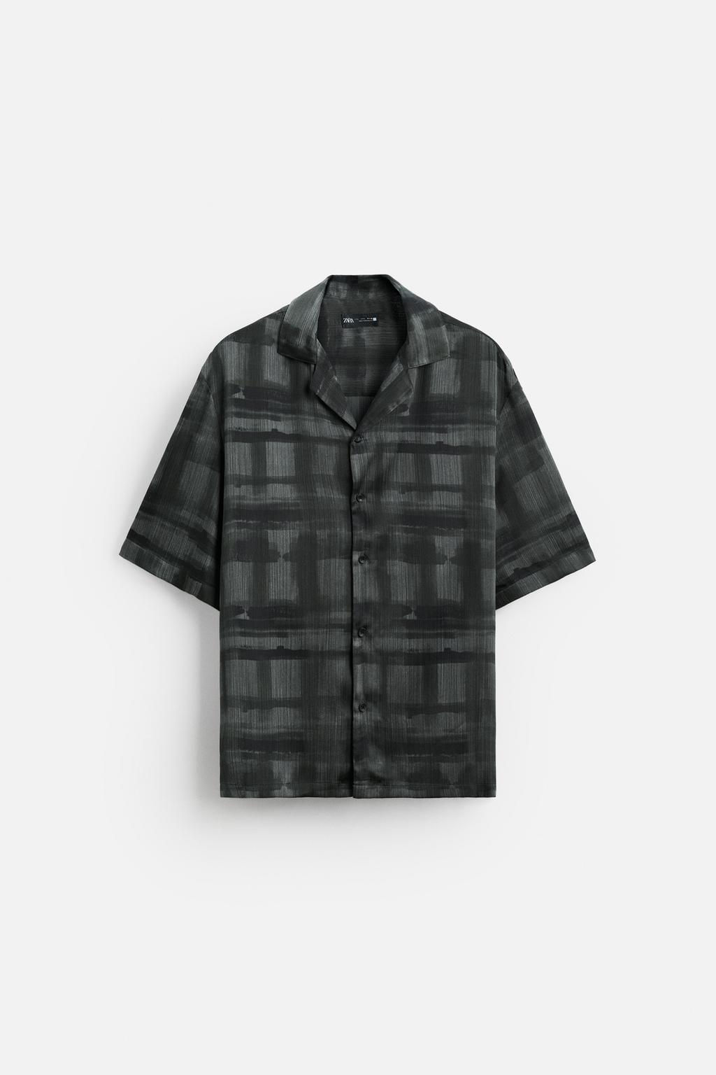 ABSTRACT PRINT SHIRT - Zara фото 7