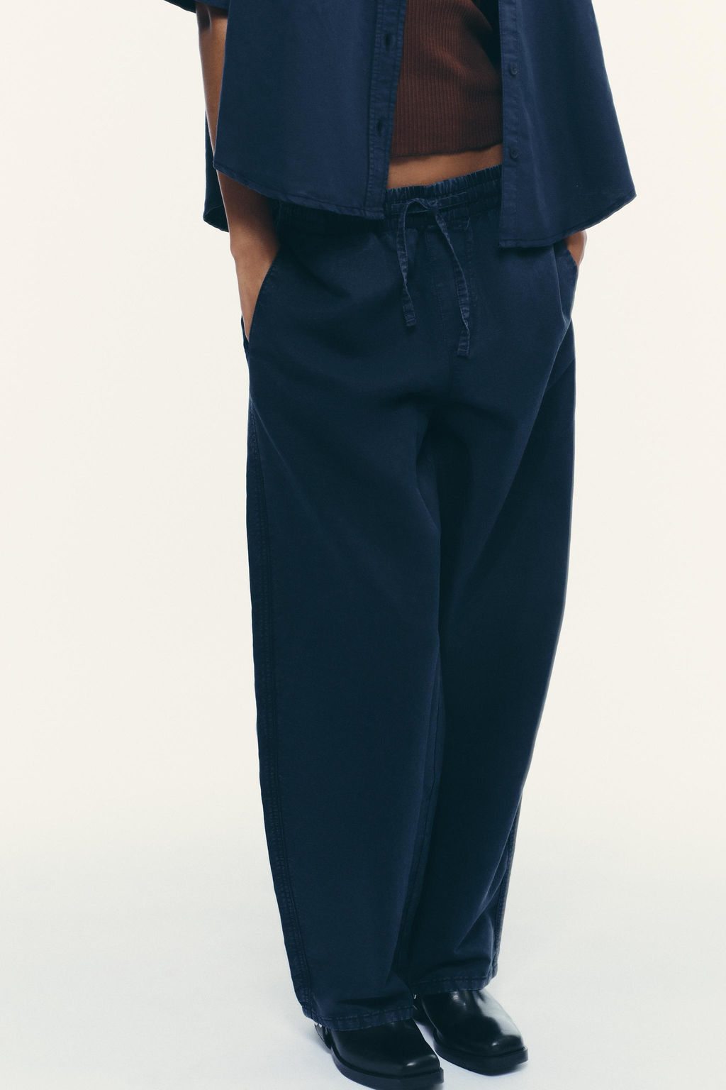 JOGGER TROUSERS WITH SEAMS - Zara фото 2
