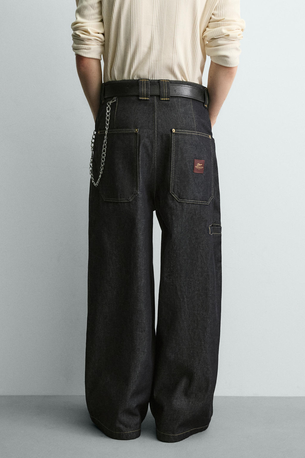 RELAXED FIT TROUSERS WITH CHAIN - Zara фото 22