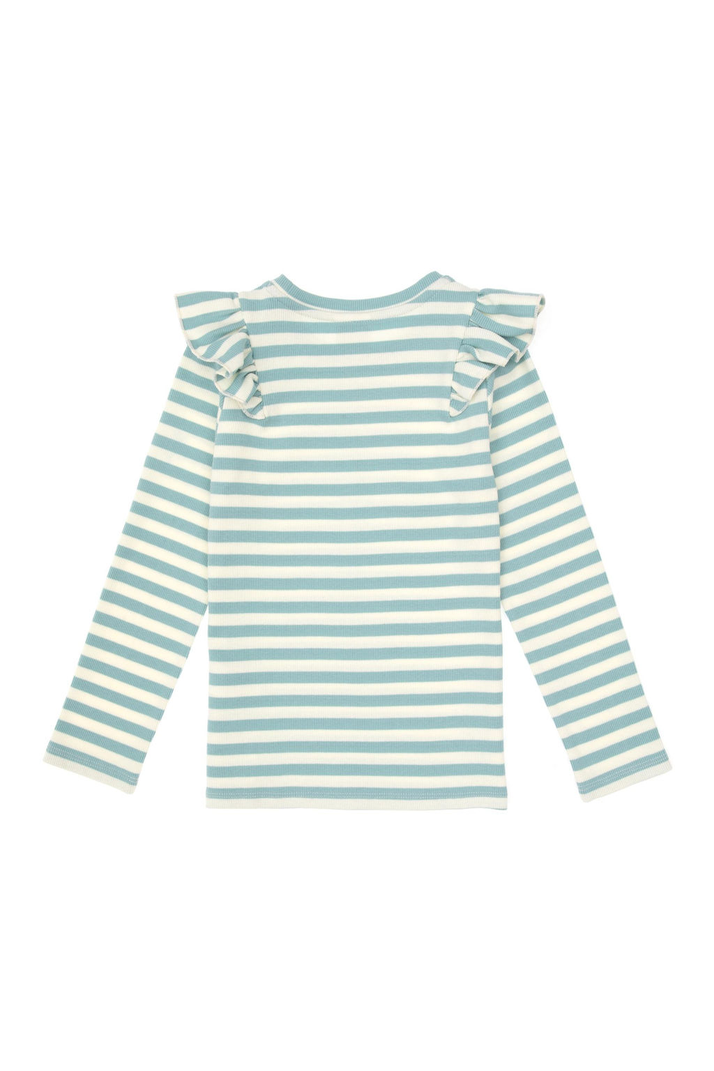 K_z _ocuk Mint _izgili Bisiklet Yaka Sweatshirt - U.s. polo assn фото 3