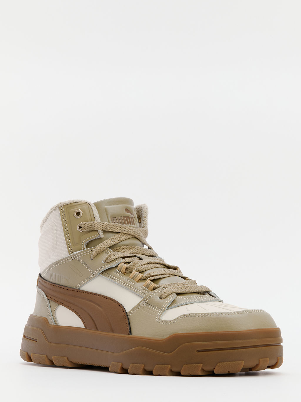 Высокие кеды PUMA Rebound Abrupt WTR Артикул 4153326, серо-бежевый