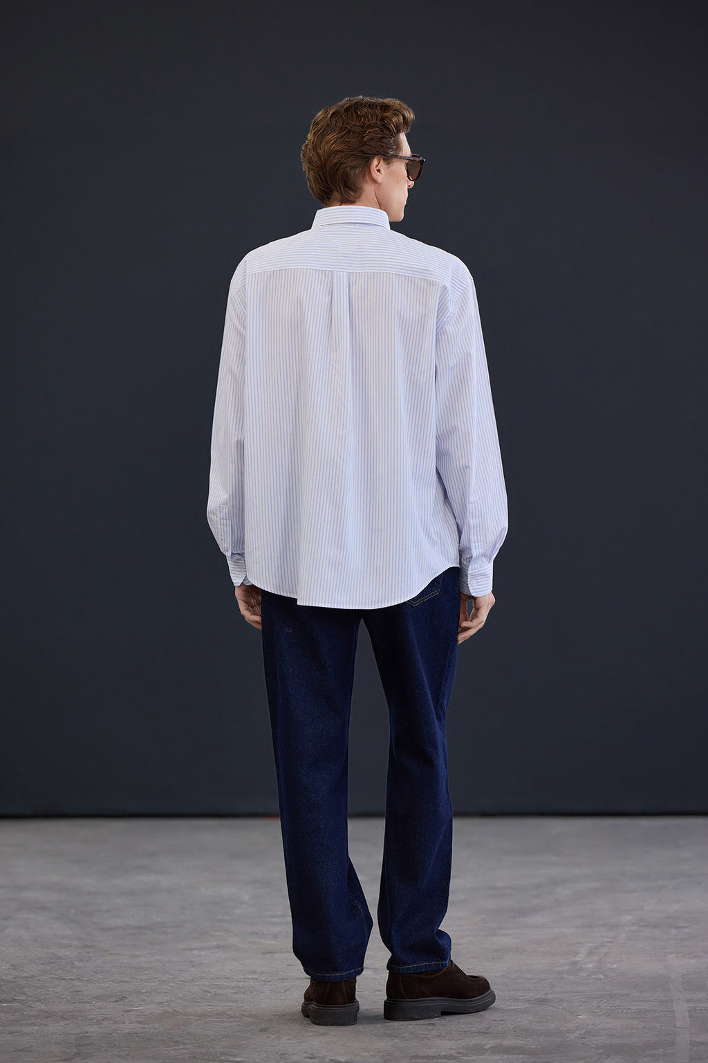 Trendyol Studio Ekru Oversize Erkek Gomlek TMNAW26GO00013 - Trendyolmilla фото 7