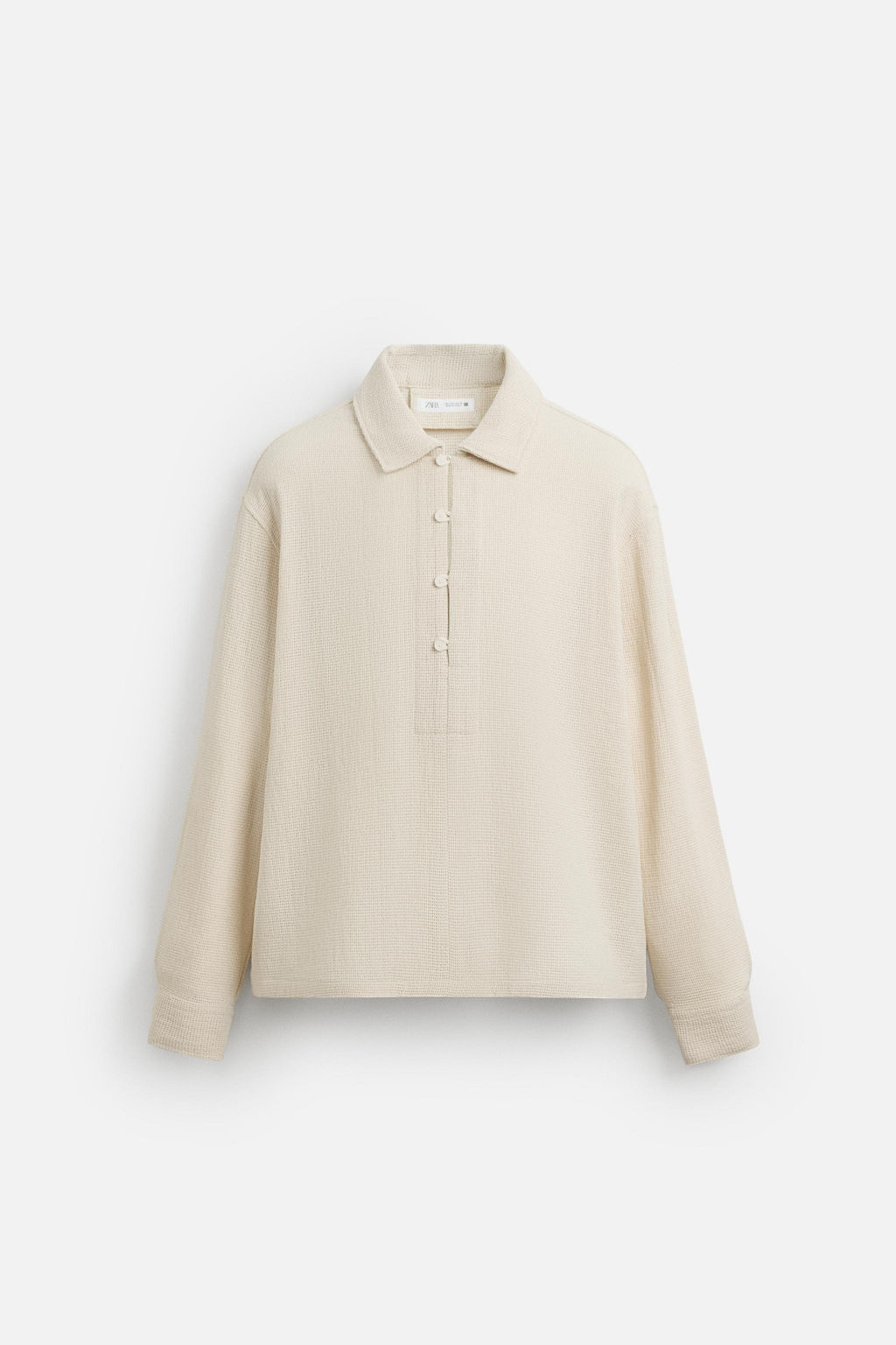 TEXTURED POLO SHIRT - Zara фото 8