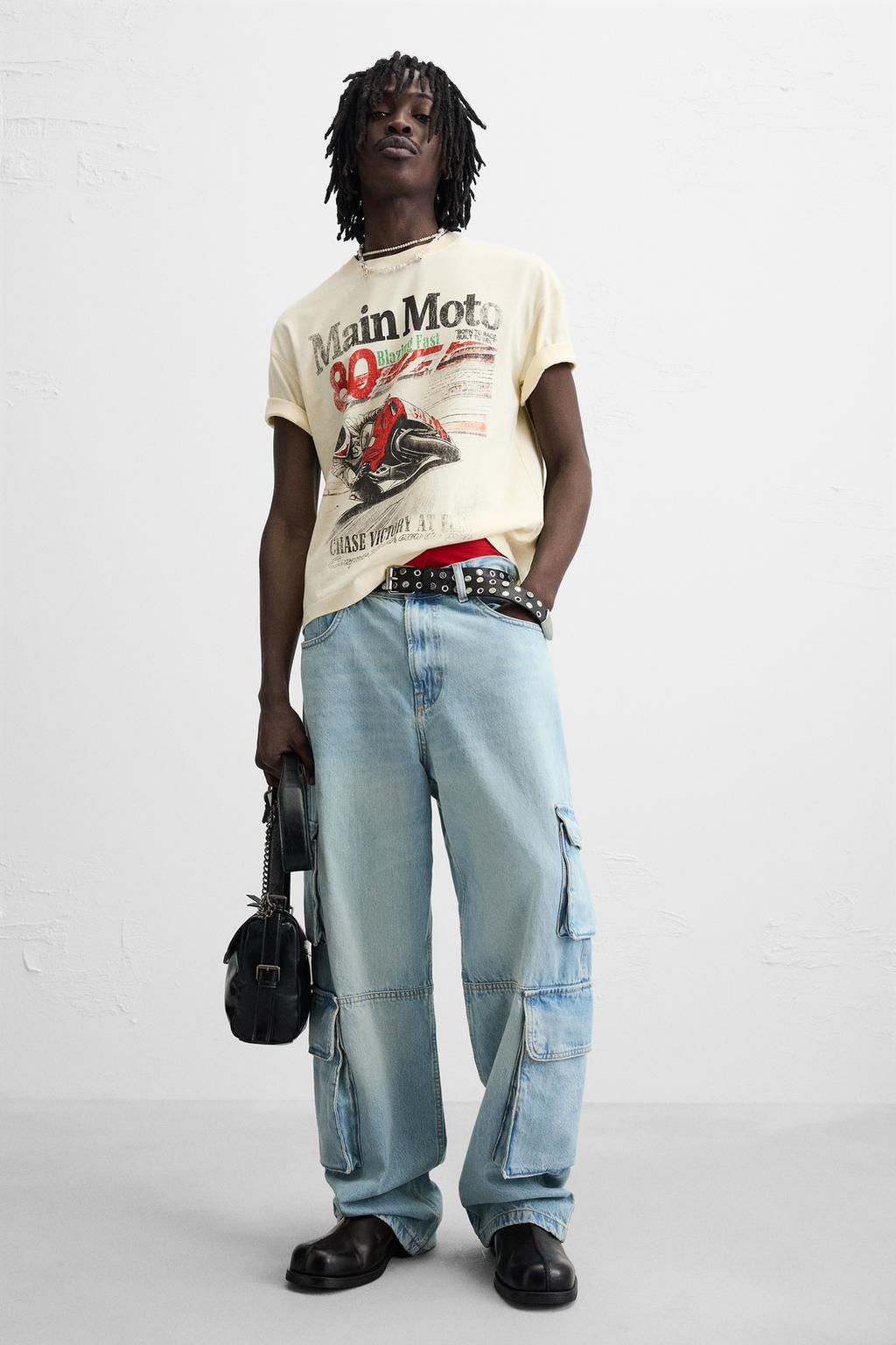 FADED PRINTED T-SHIRT - Zara фото 6