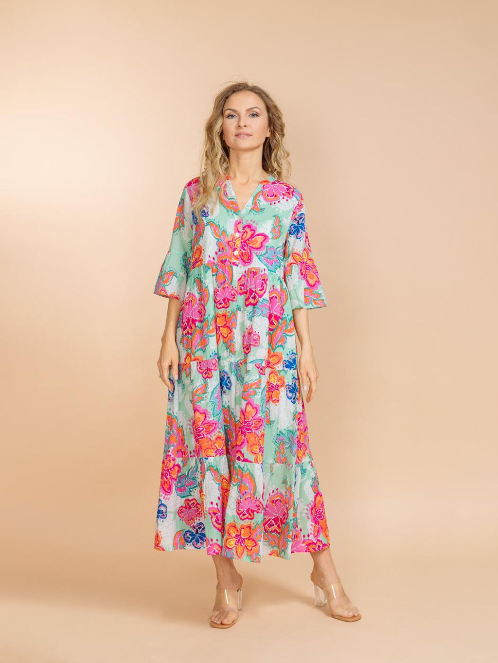 Платье (хлопок) №25-600-2 (Лето 2025) - Ганг фото 3