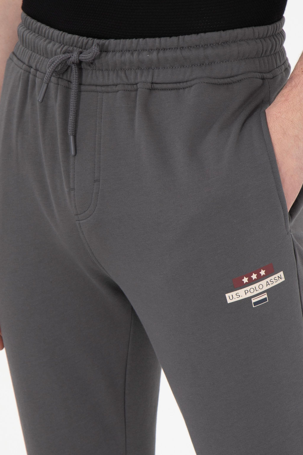 Мужские спортивные штаны антрацитового цвета Неожиданная скидка в корзине - U.s. polo assn фото 5