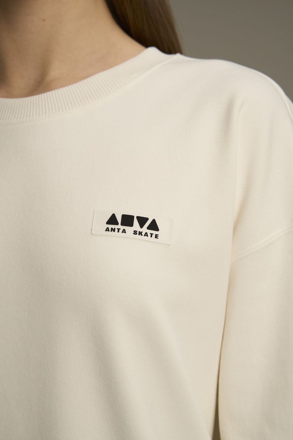 Свитшот утепленный Белый