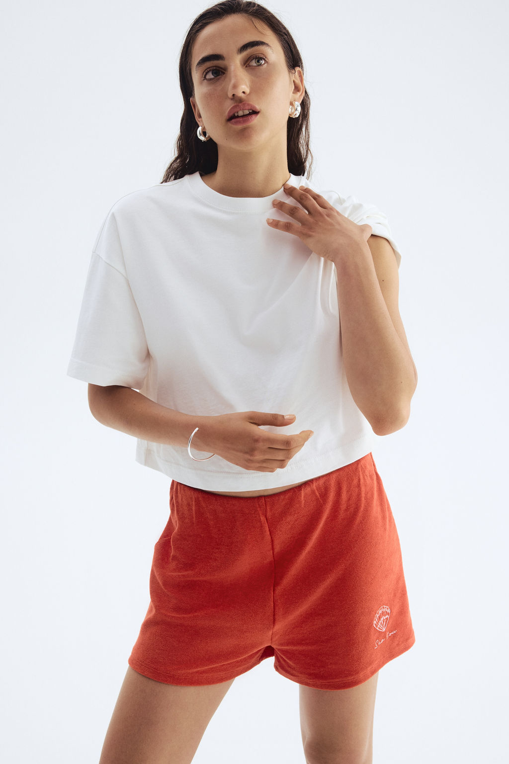 Pantal?n corto de rizo - H&m фото 3