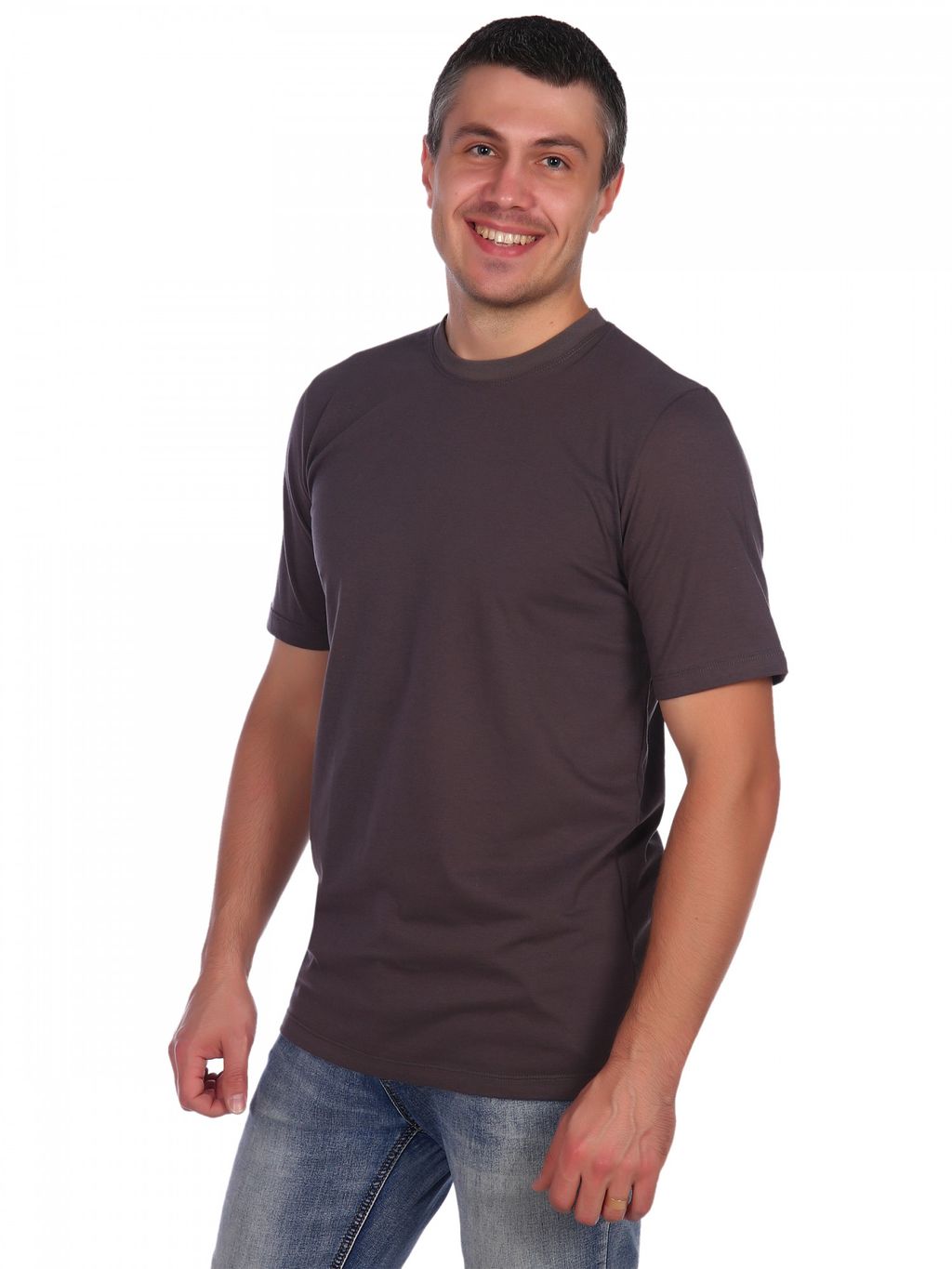 МТ0402 Футболка мужская кулирка хаки