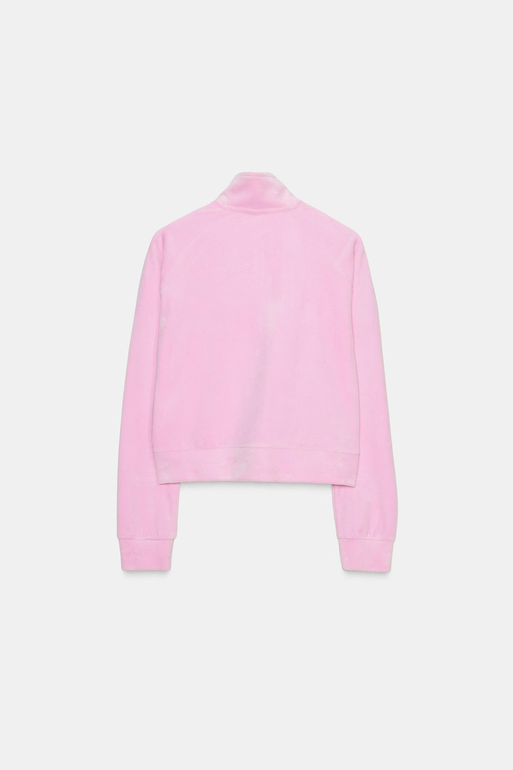 VELVET JACKET WITH TEXT - Zara фото 6