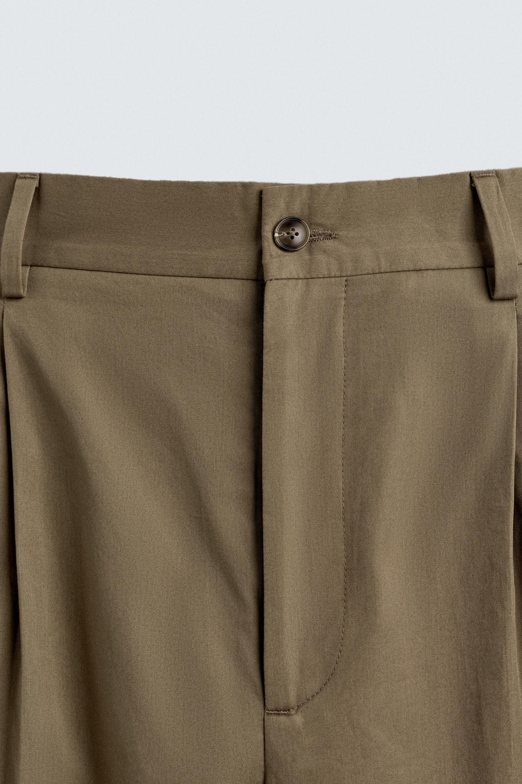 LIMITED EDITION RELAXED FIT PLEATED TROUSERS - Zara фото 9