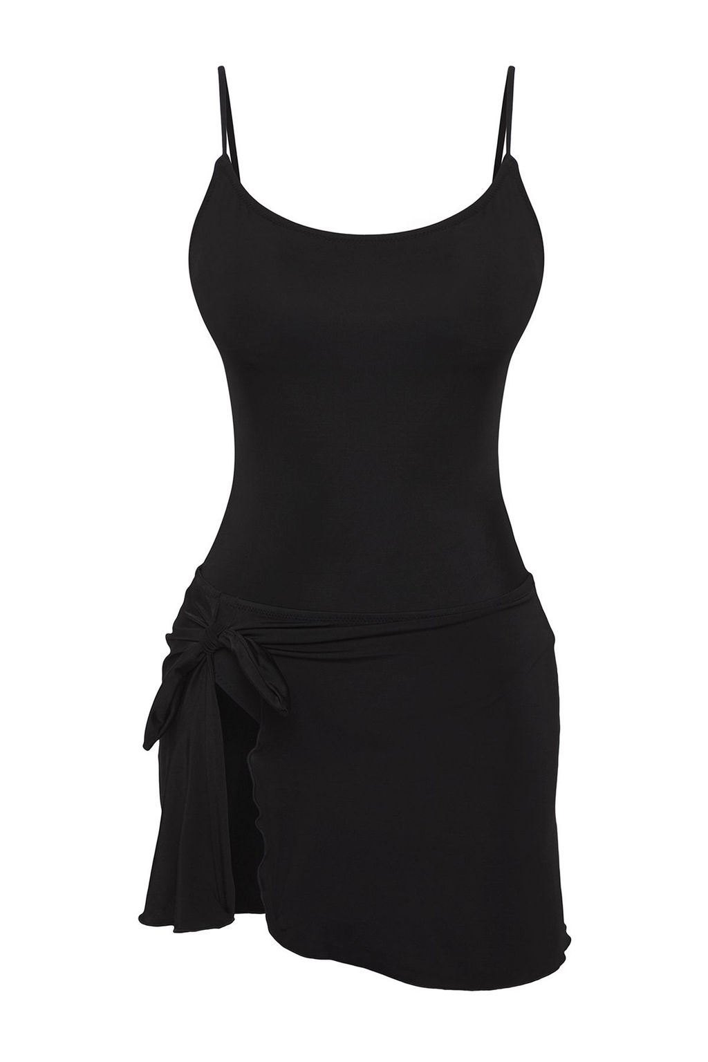 Siyah Baglamal? Kare Yaka Kapl? Etek Mayo TBESS25MA00051