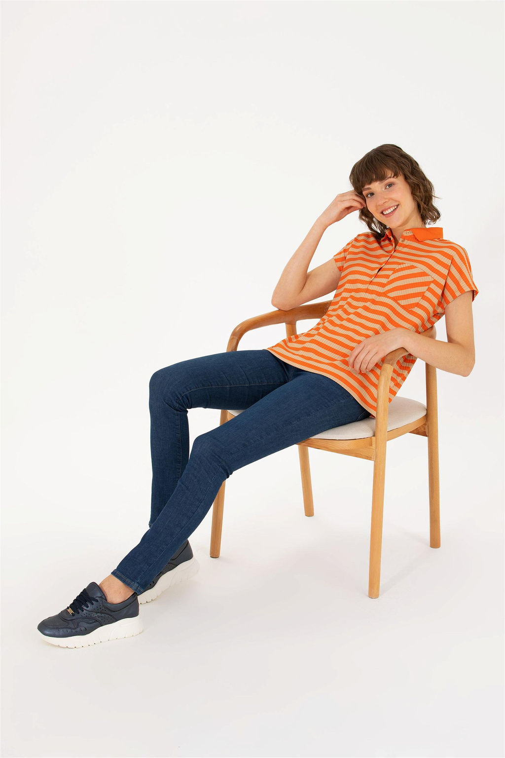 U. S. Polo Assn Женская футболка с воротником-поло Brick - U.s. polo assn фото 9