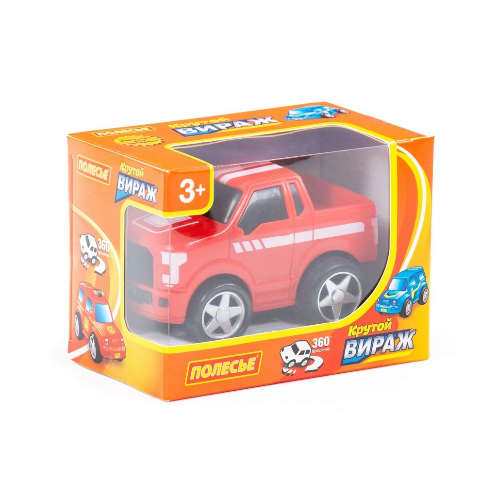 Крутой Вираж, автомобиль гоночный №2 инерционный (в коробке) - Полесье фото 7