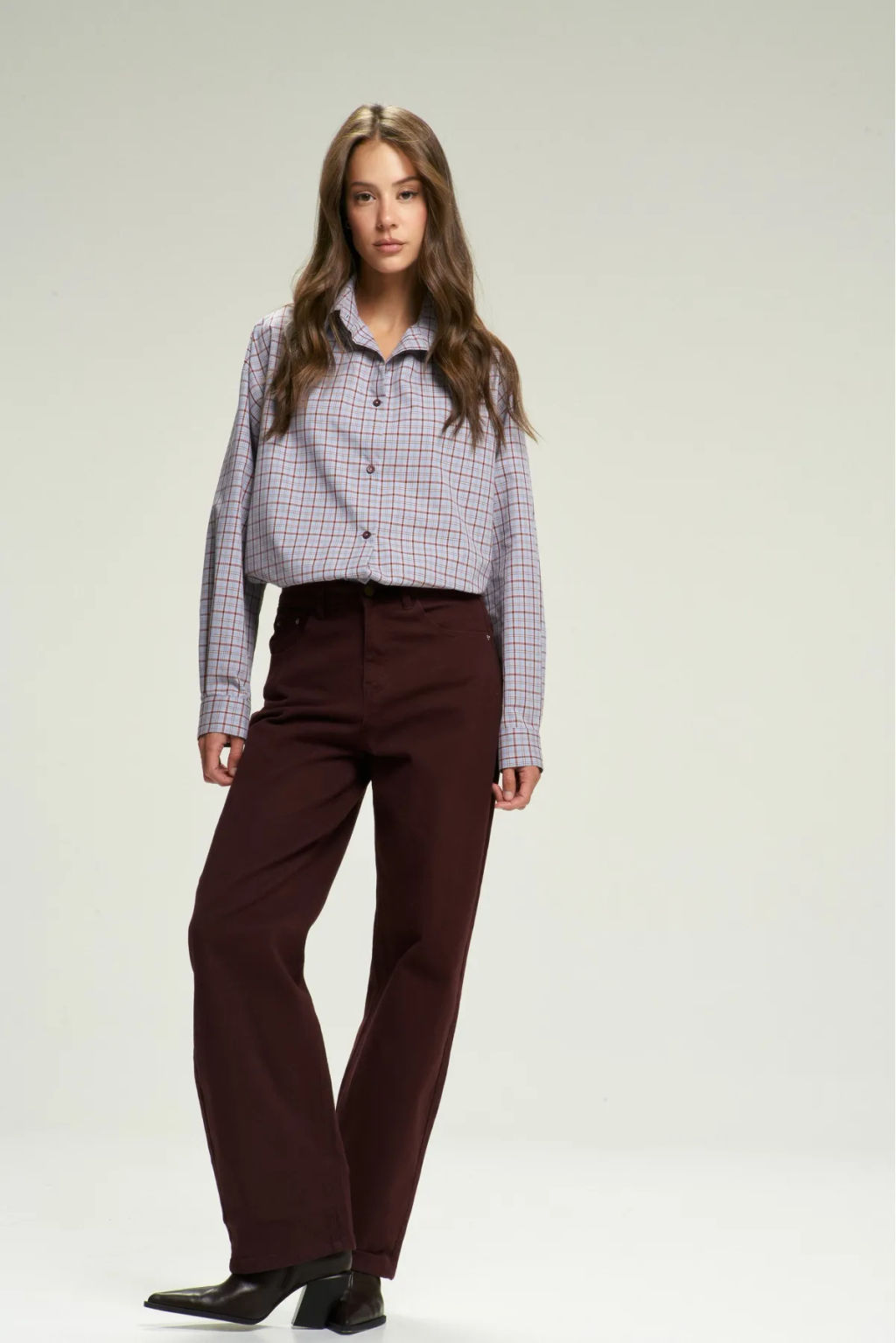 Рубашка Classic в клетку Blue&Wine - Erist store фото 3
